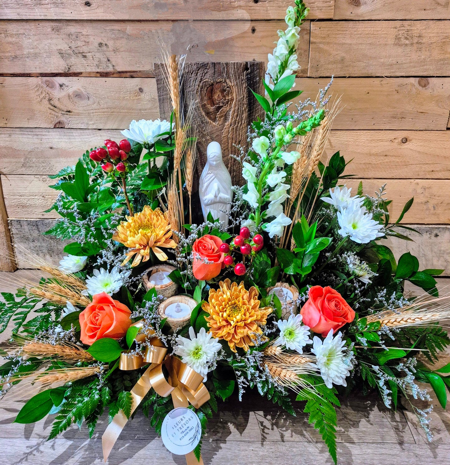 Corbeille avec madone